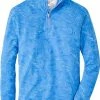 Peter Millar Perth Tropical Camo Performance Quarter-Zip Junior Golf Pullovers